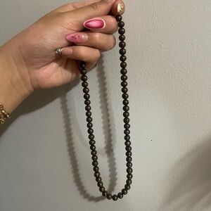 Brown Beaded Necklace
